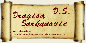 Dragiša Šarkanović vizit kartica